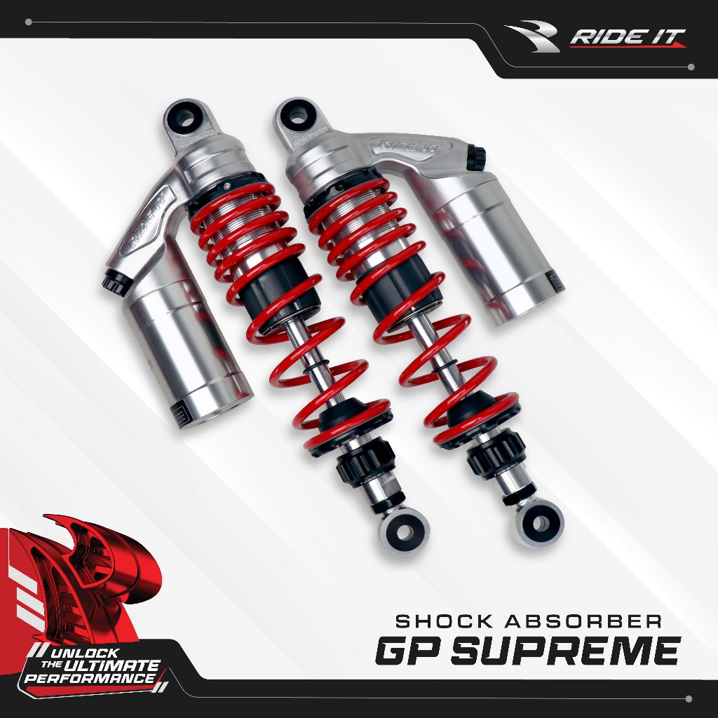 [RIDE IT] SHOCK ABSORBER GP SUPREME SET 2 SPRINGS/SHOCKBREAKER RIDE IT GP SUPREME
