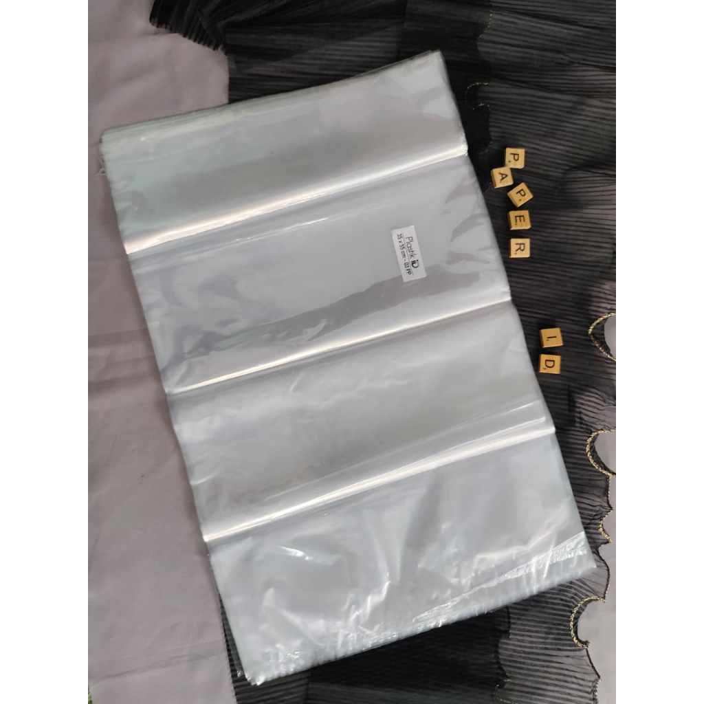 Plastik PP 35 x 55 Tebal 03 | Plastik PP Bening | Plastik Packing