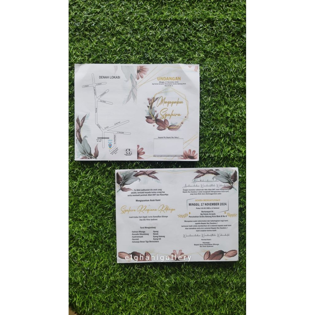 undangan wedding - undangan pernikahan - undangan nikah - undangan pernikahan fisik - cetak undangan