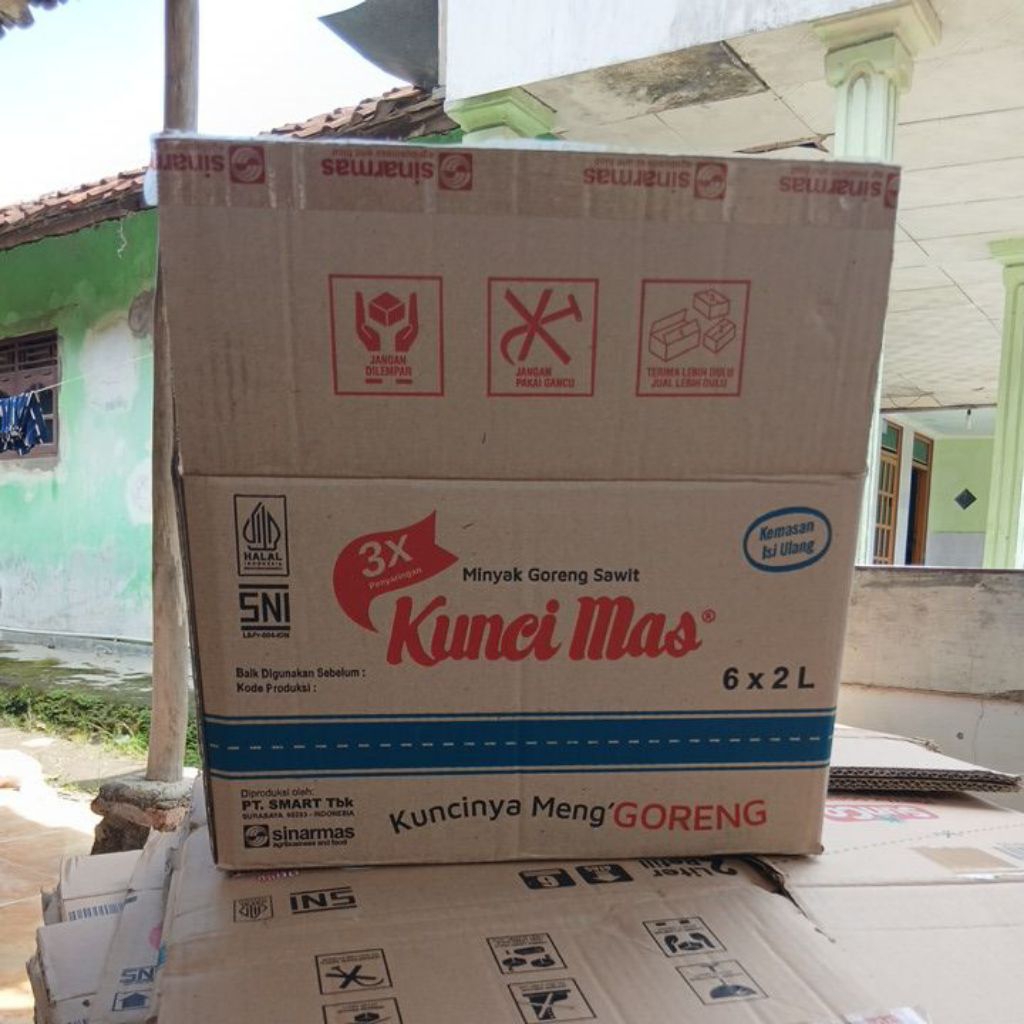 Kardus kunci mas // Kardus minyak // Kardus bekas minyak