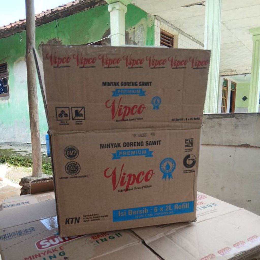 Kardus Vipco // Kardus bekas minyak Vipco // Kardus minyak