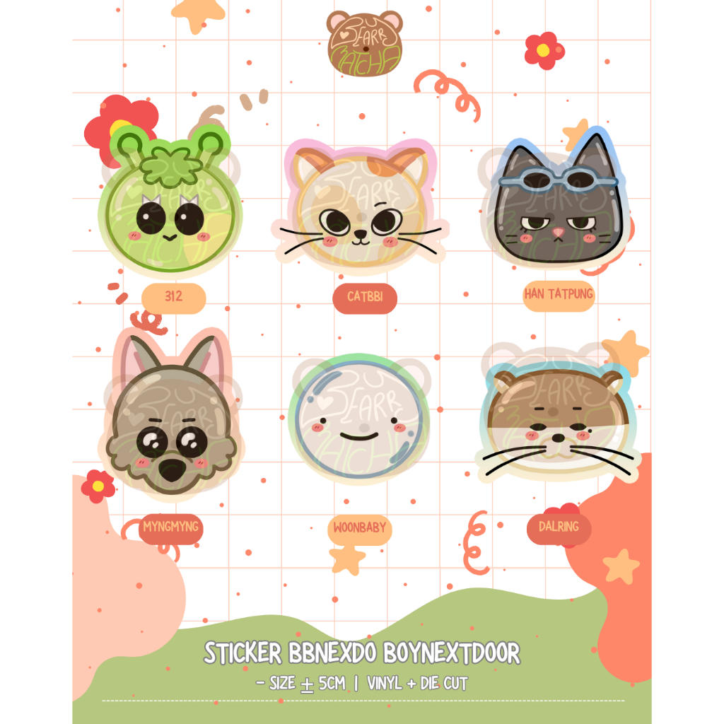 [READY STOCK] Sticker BOYNEXTDOOR BBNEXDO