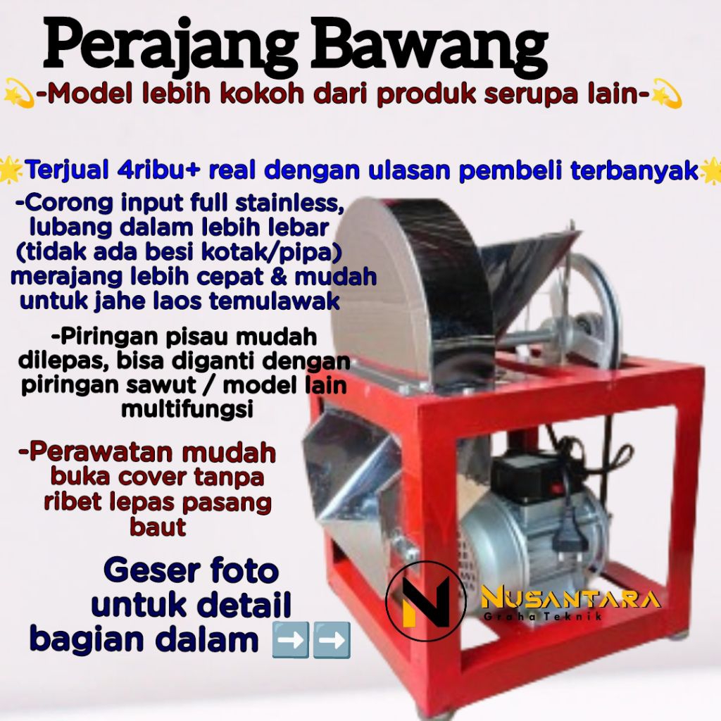 Mesin Pengiris / Pemotong bawang