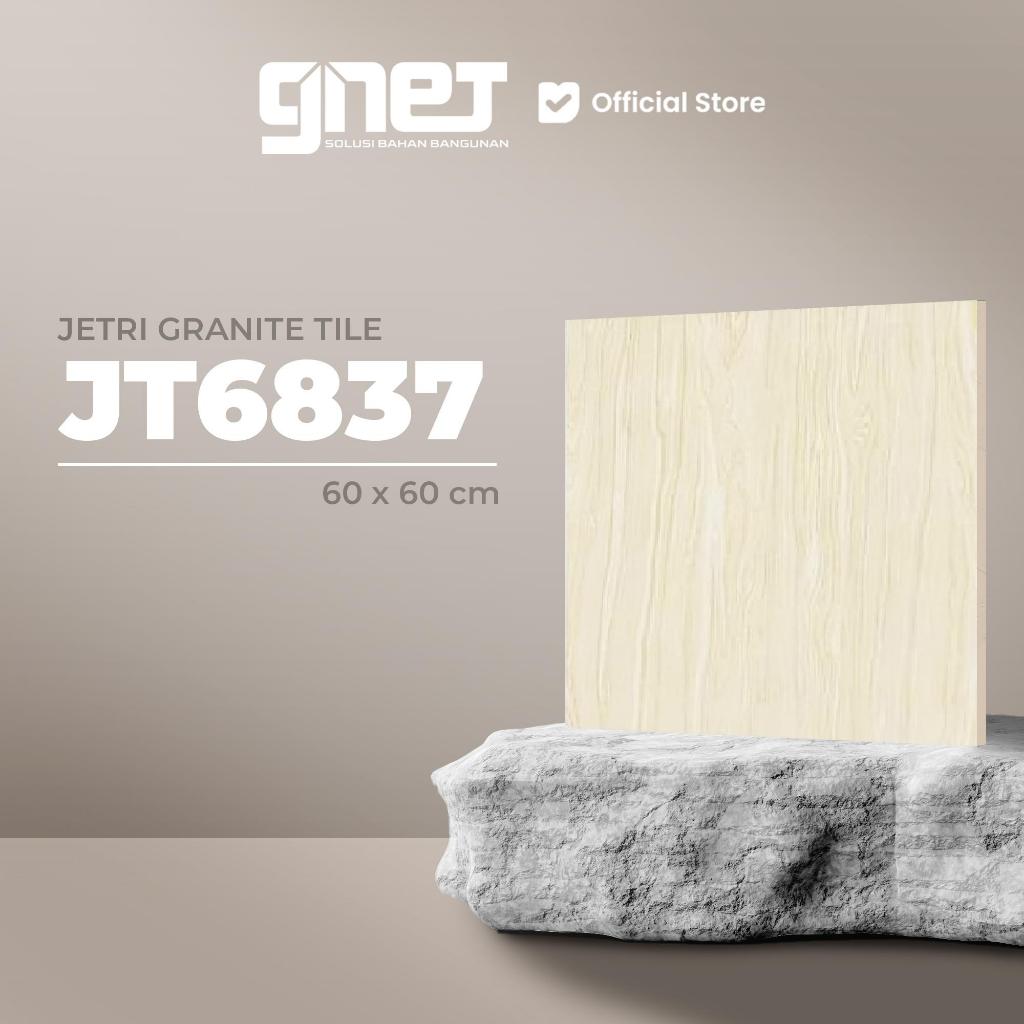 JETRI Granite Tile JT6837 | Granit 60X60 Motif kayu