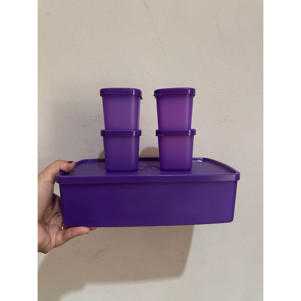 Pak n Store UNGU dengan Petite tupperware