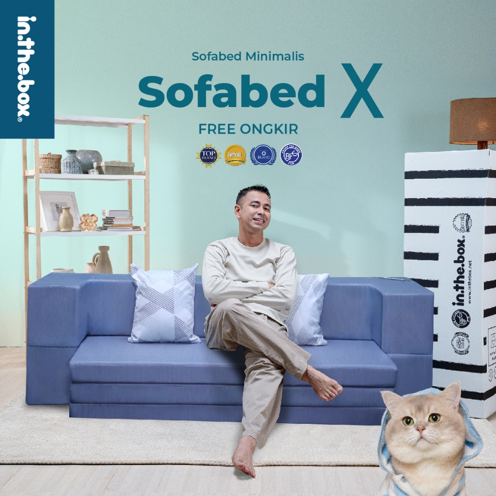 INTHEBOX Sofabed X | Free Bantal