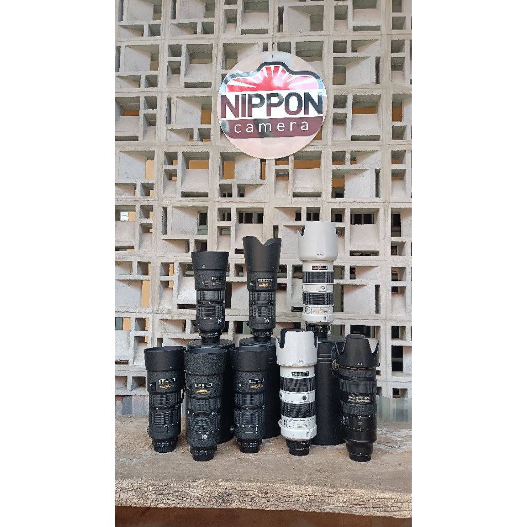 Lensa Tele Cocok Buat SPORT...NIKON AFD/AFS 70-200 VR II /  80-200 f2.8 D ED TC Gen III / IV