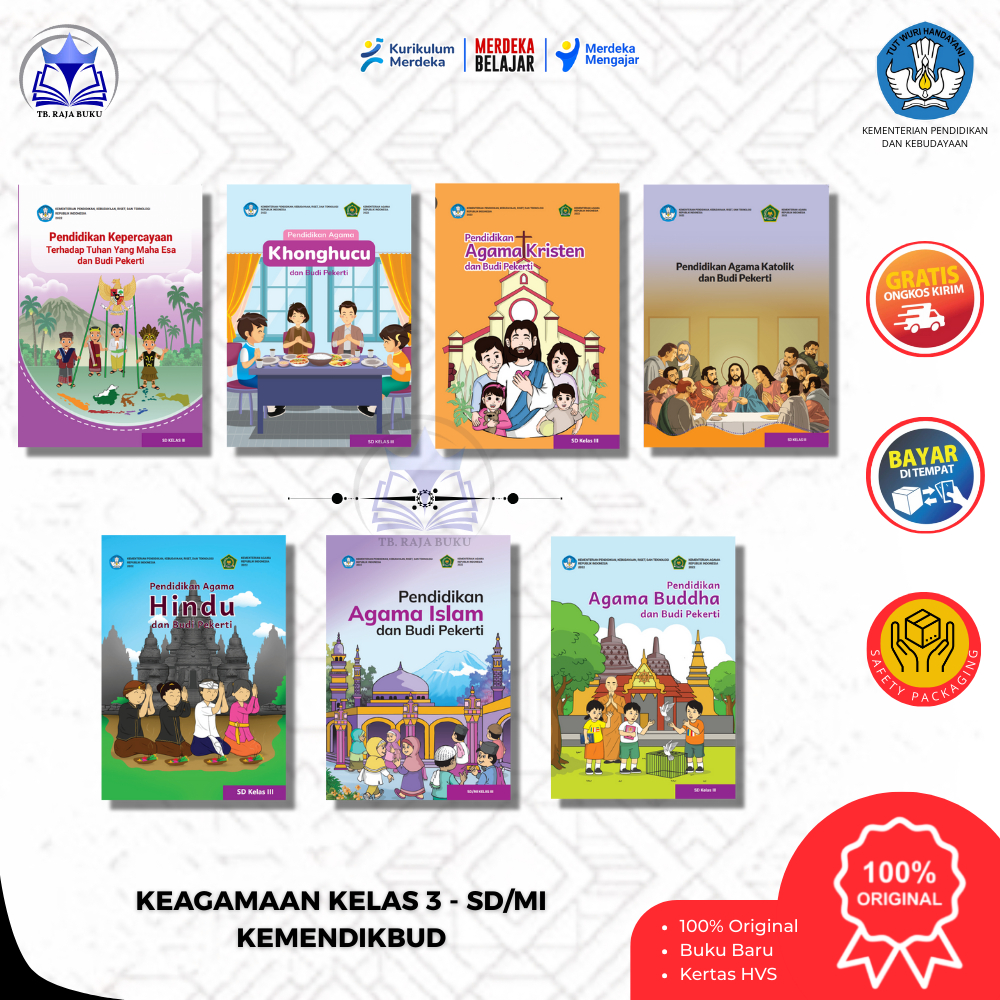 Buku Siswa Pendidikan Agama KELAS 3 SD/MI Kurikulum Merdeka - Kemendikbud