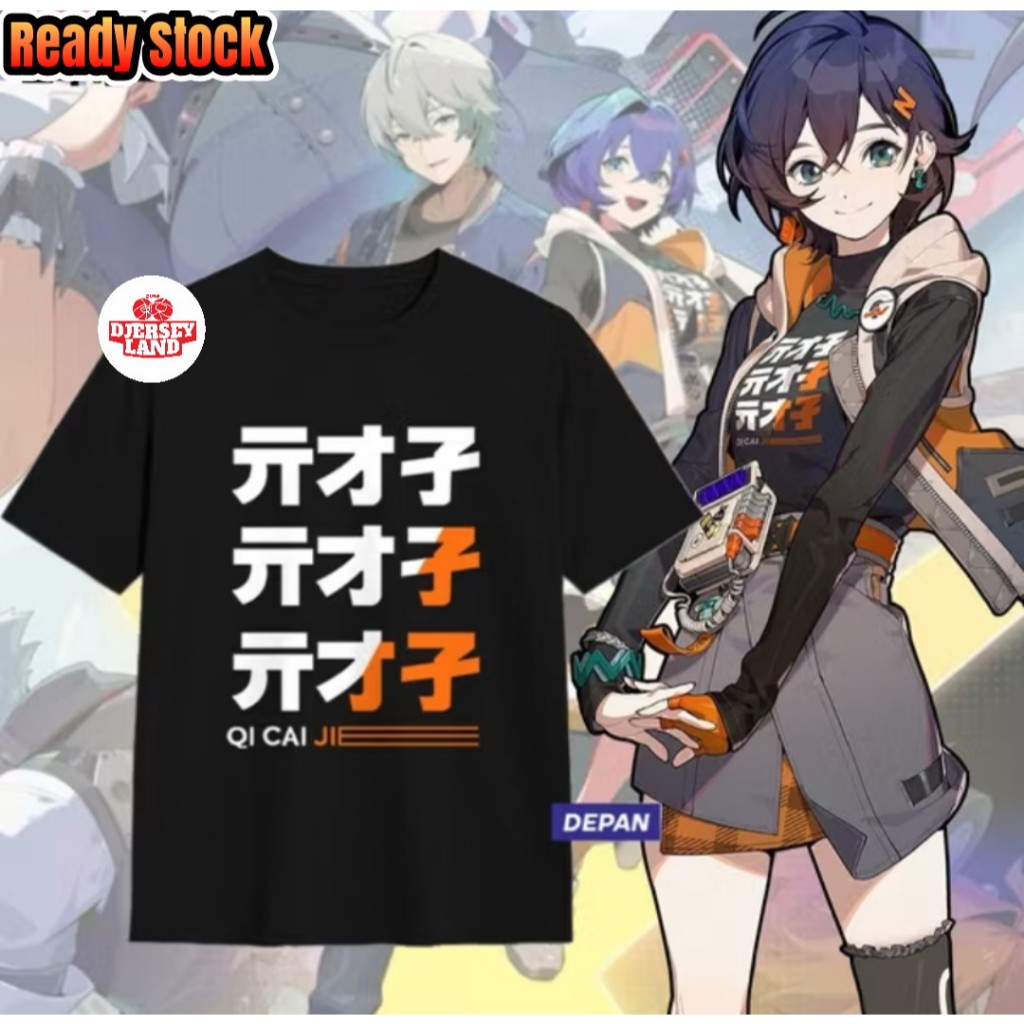 KAOS ANIME WANITA KEREN BELLE ZZZ BELLE COSPLAY ZENLESS ZONE ZERO (READY LENGAN PENDEK DAN LENGAN PA