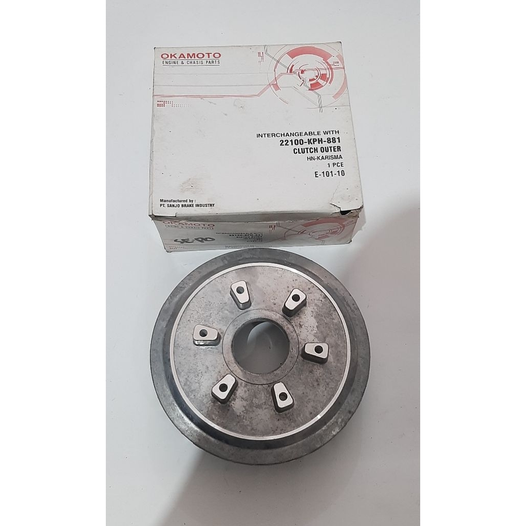 RUMAH MANGKOK KOPLING KARISMA 22100-KPH-881 OKAMOTO