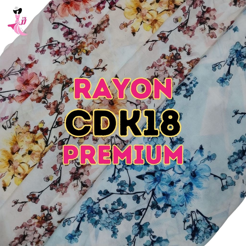 [CDK18] rayon viscose premium / rayon viscose batik / rayon viscose / kain viscose gamis / ain rayon