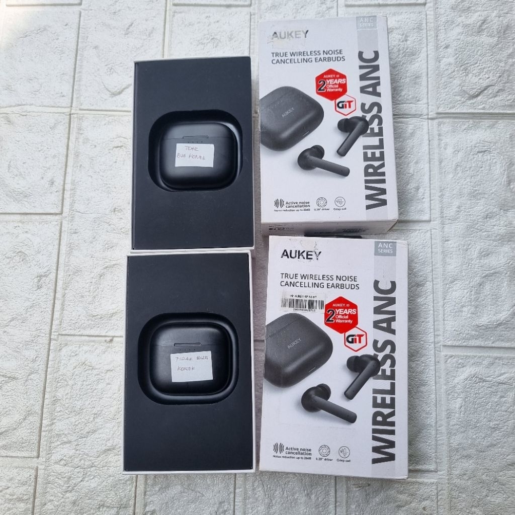 Paket 2 TWS Aukey EP-N5 ANC Fullset [Baca Deskripsi]