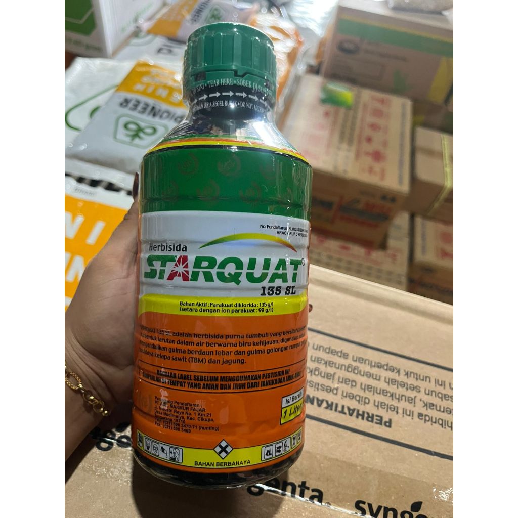 Herbisida Starquat 135 SL 1 Liter – Basmi Gulma Daun Lebar & Rumput