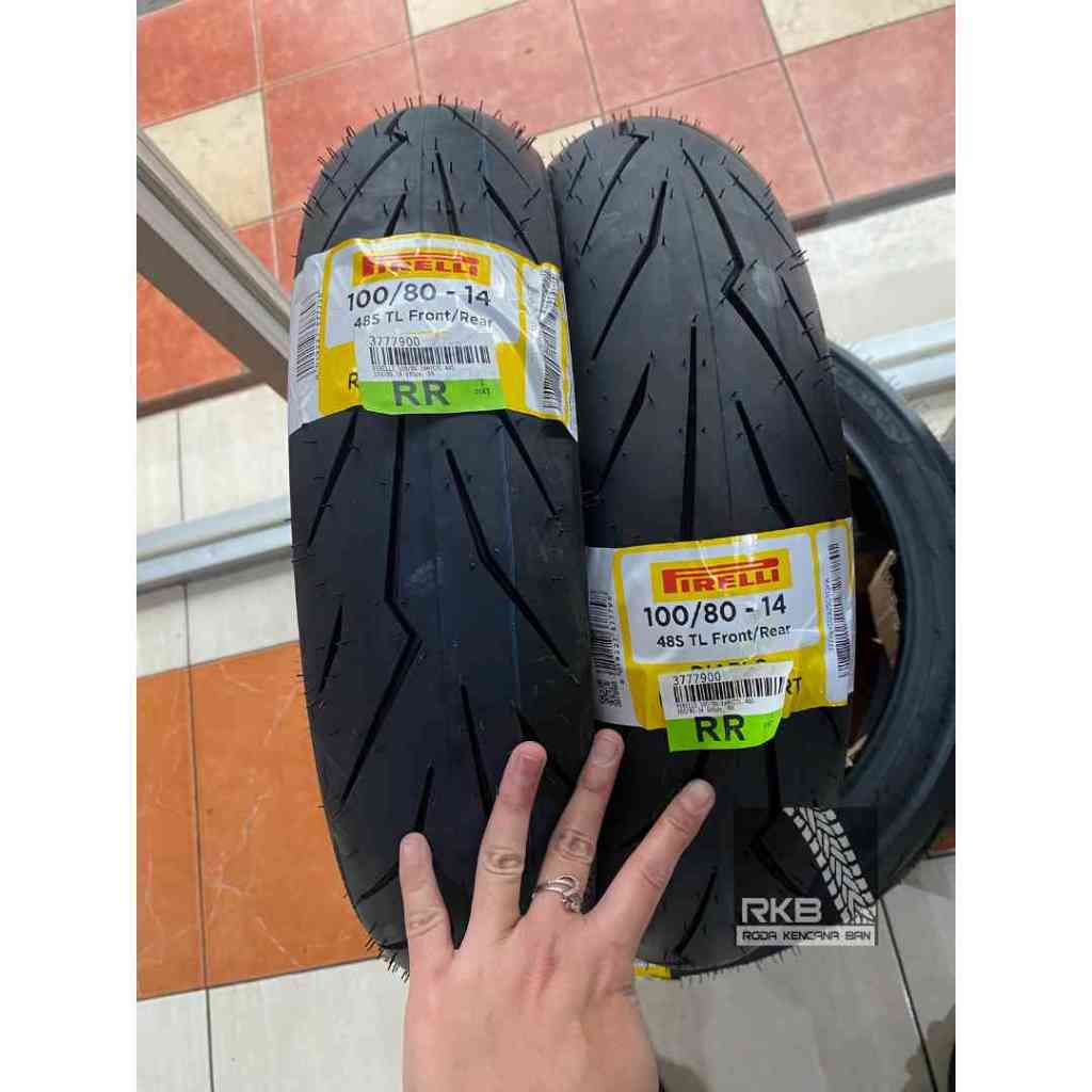 100/80 R14 Ban Motor Pirelli Diablo Rosso Sport