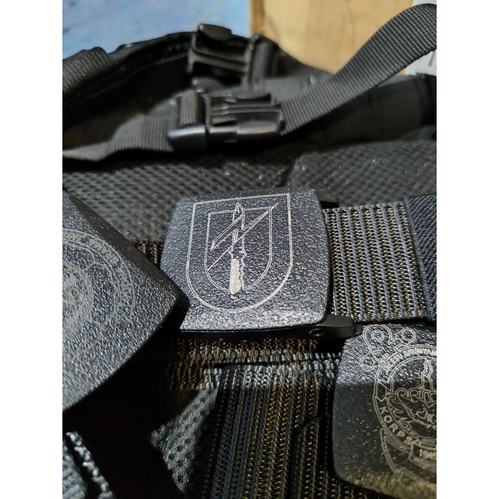 Sabuk army tactical logo RAIDER tni ad pdl pdh  - sabuk army taktis kopel belt pinggang pria wanita 