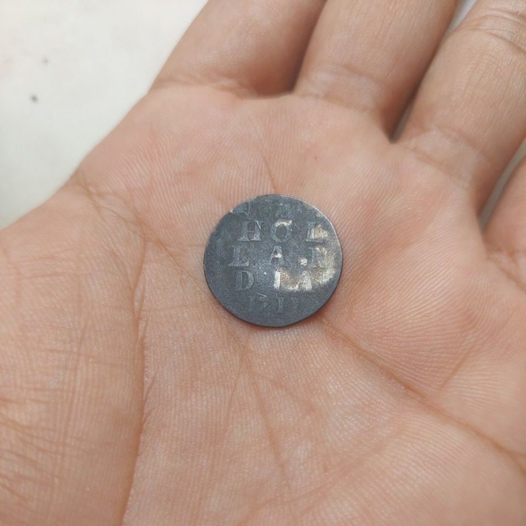 Koin perak Holandia 1711. original rare