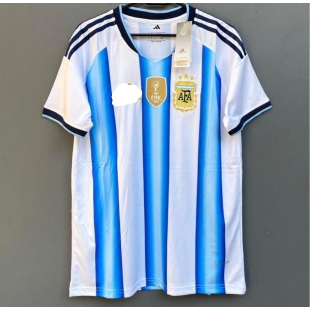 Jersey Kaos Baju Sepak Bola Dewasa Timnas Tim Nasional Argen Argentina Mesi Messi Home Away 3rd Thir