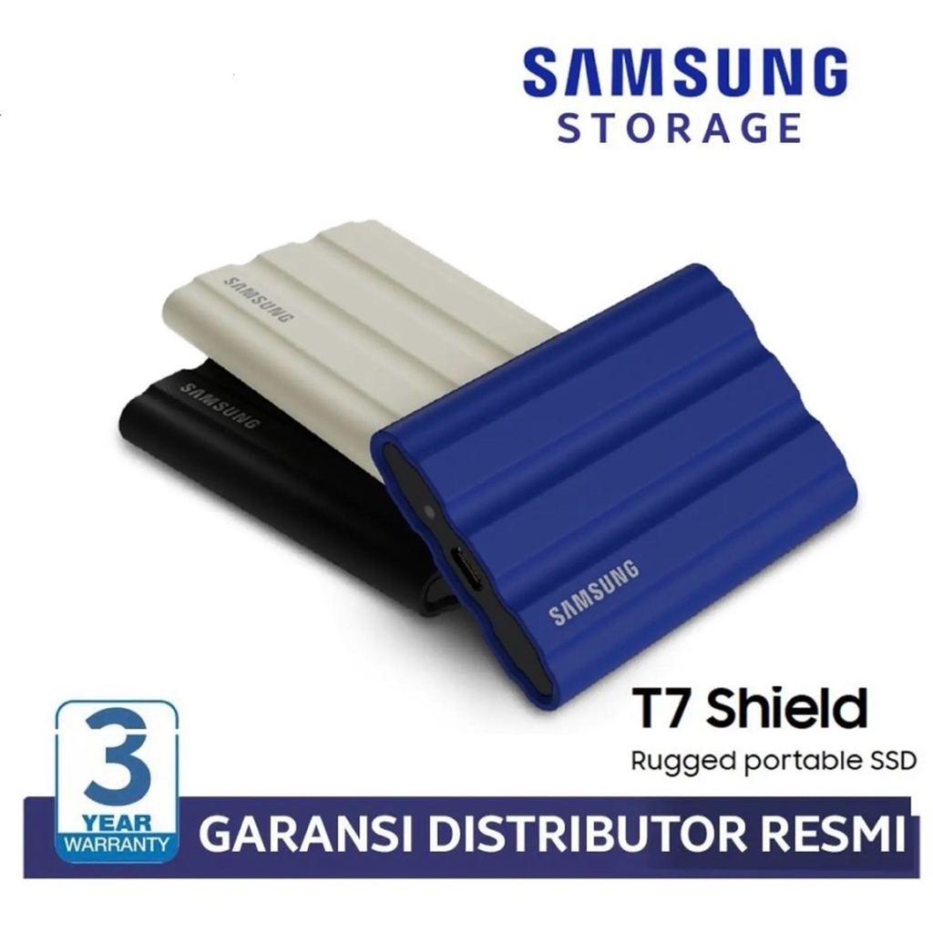 SAMSUNG SSD T7 SHIELD 4TB EXTERNAL PORTABLE