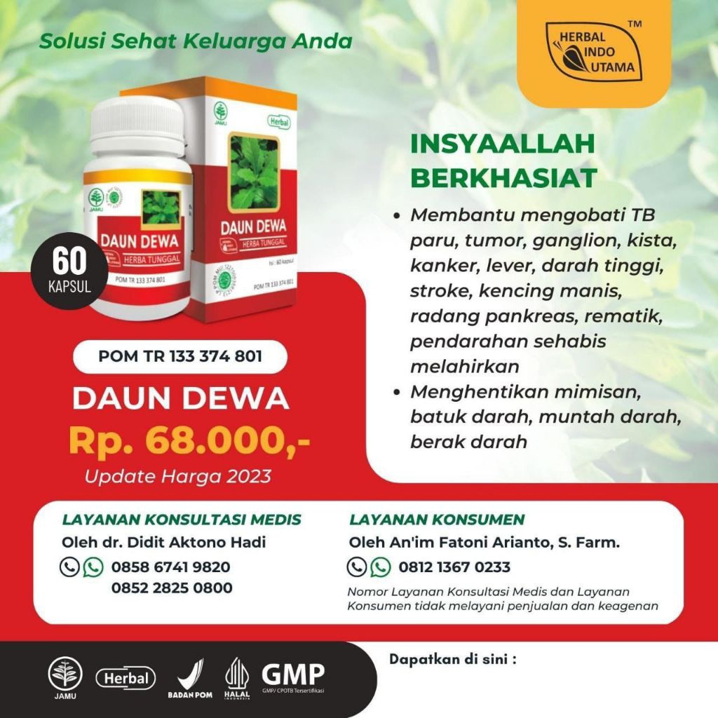 Tb Paru Daun Dewa