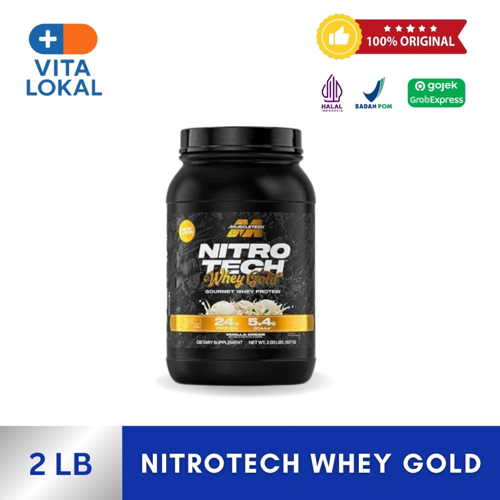 Muscletech Nitrotech whey Gold 2lb Nitro Tech Whey Protein Whey Gold Isolate