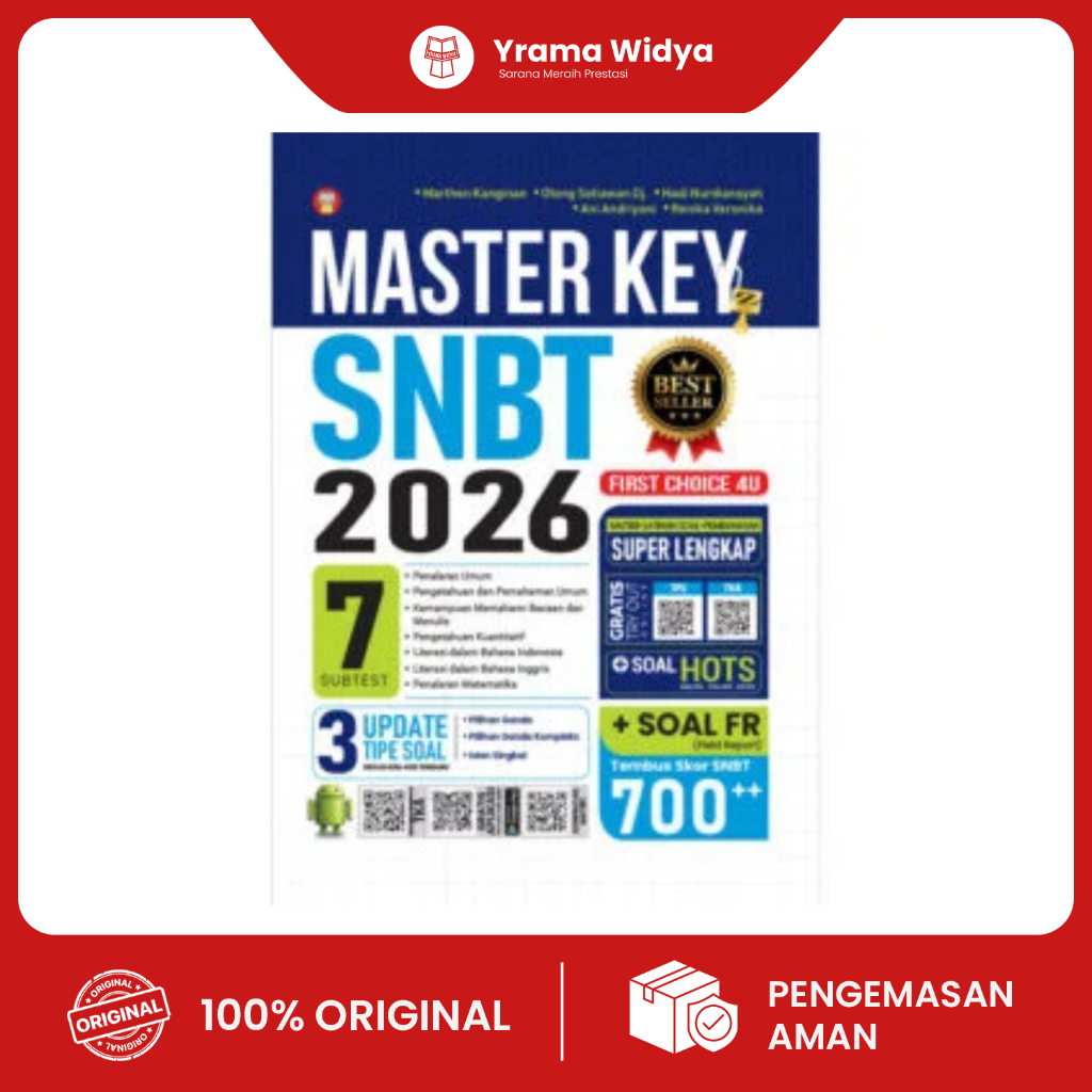 Yrama Widya - Buku Master Key SNBT 2026 Yrama Widya - Prediksi Soal & Pembahasan
