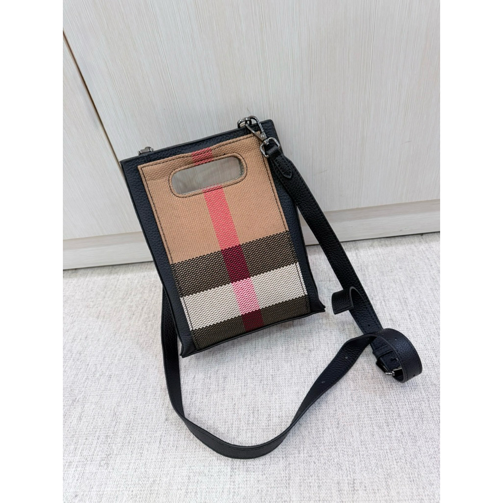 [KANVAS PREMIUM] 9823 TAS SELEMPANG PHONE BAG KANVAS PREMIUM MIX KULIT SAPI