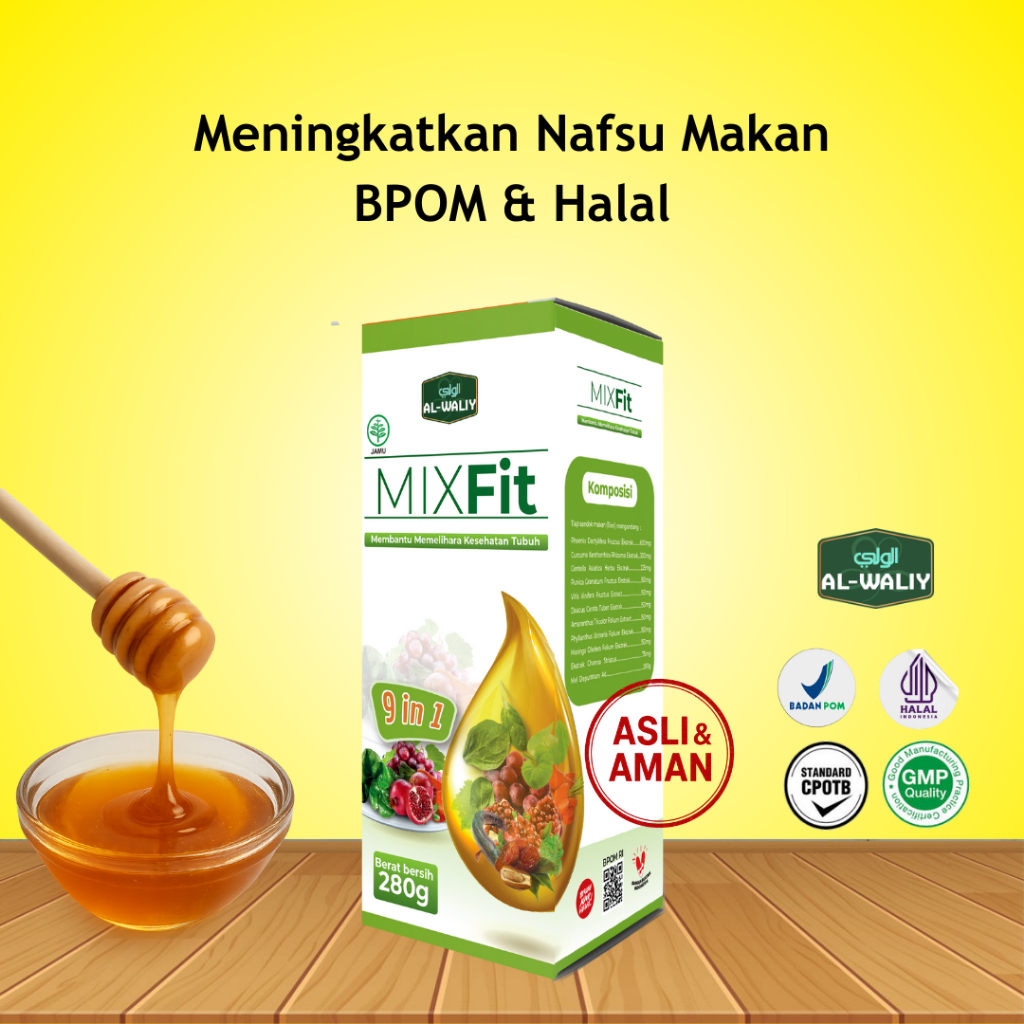 Madu Suplemen Nafsu Makan anak & Dewasa 280gr