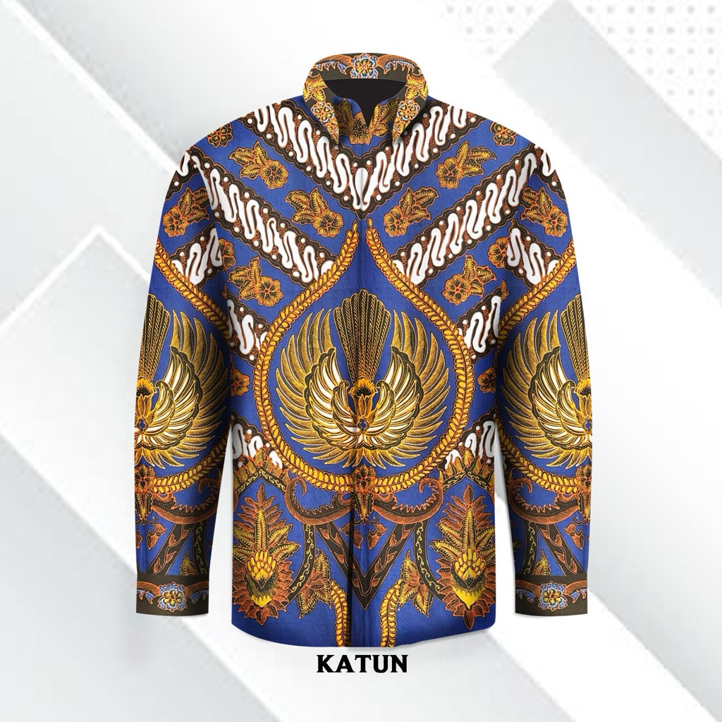 Kain batik tulis katun kemeja pria