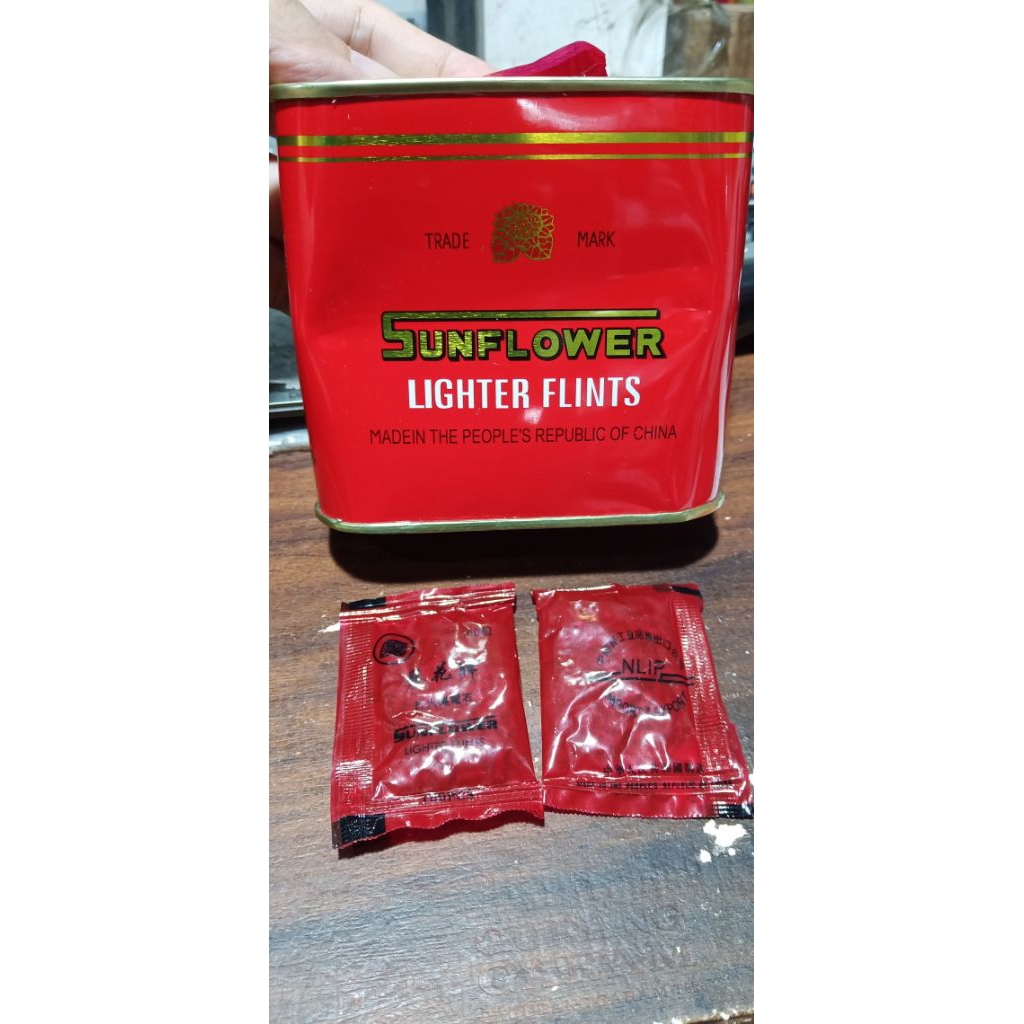 Batu Korek Api Sunflower isi 100 Lighter Flints