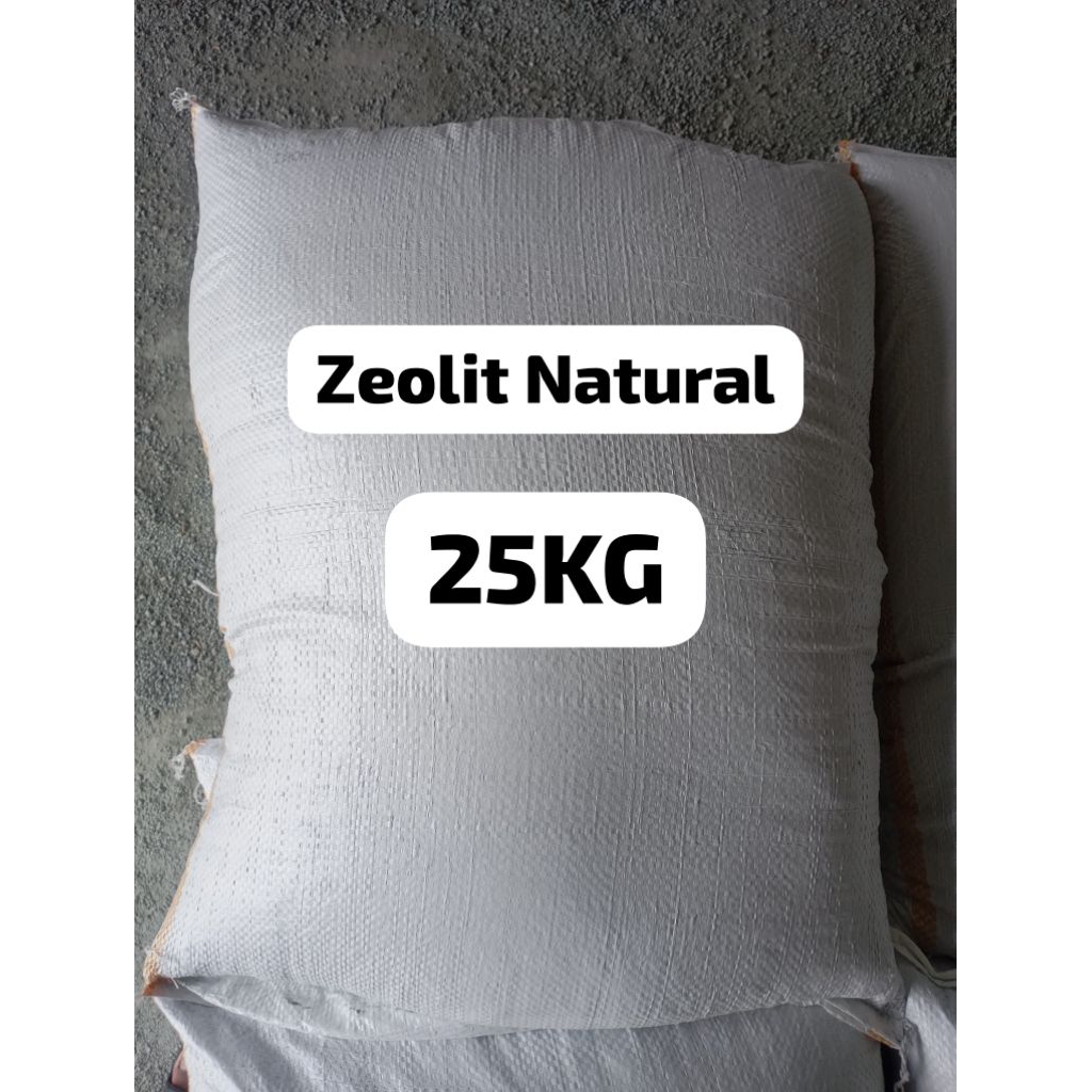 Zeolit Natural kemasan karung 25KG (Semua tipe zeolit)