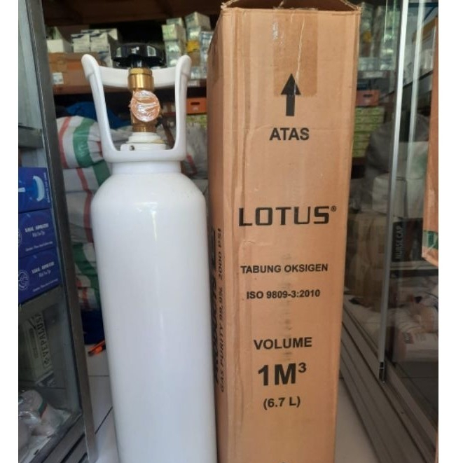 Tabung Gas Oksigen 1m³ untuk Sesak Nafas