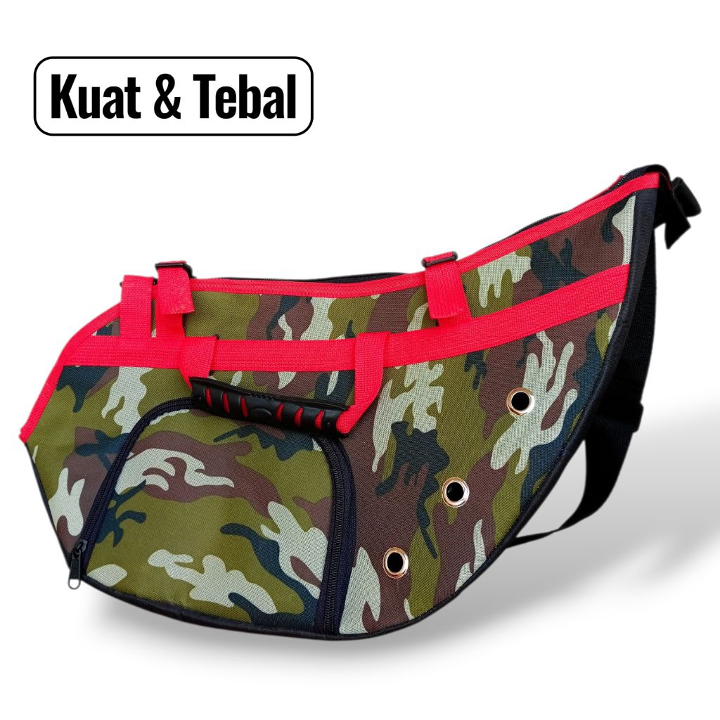 Tas kisa Ayam Bangkok / Kiso Ayam bangkok Aduan Motif Army