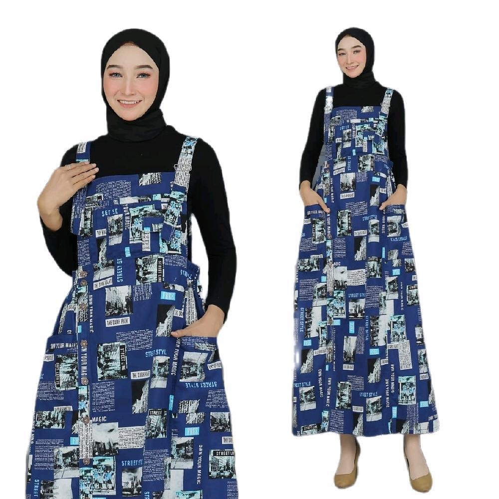 PASOLEX Overall Wanita Motif 2363 Overall Dress