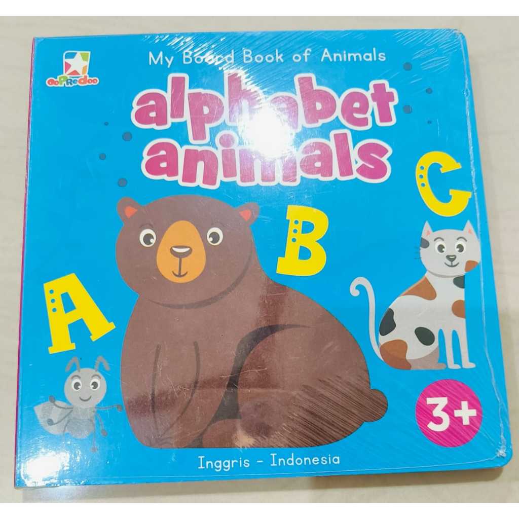 Opredo My Board Book of Animals: Alphabet Animals