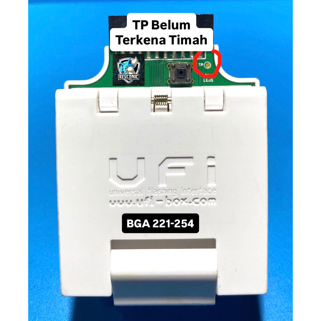 Socket UFi Box BGA 254-221 LIKE NEW+ ORIGINAL
