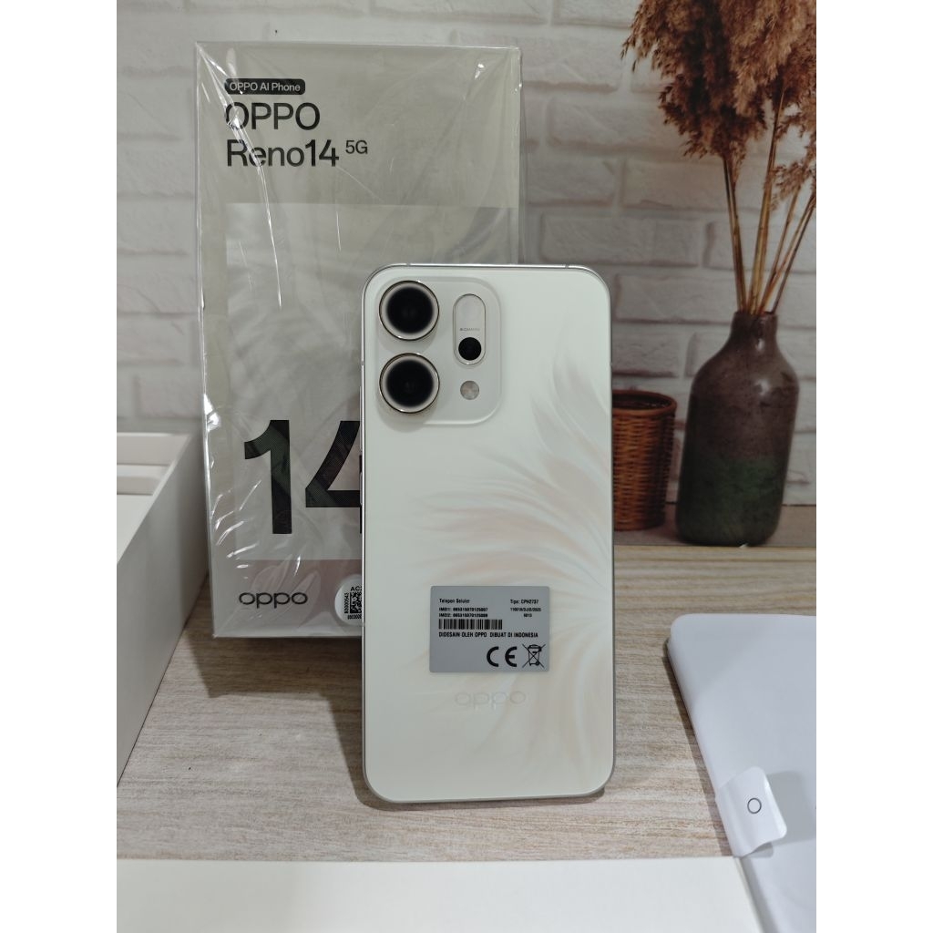 Oppo reno 14 5g 12/256 garansi resmi second
