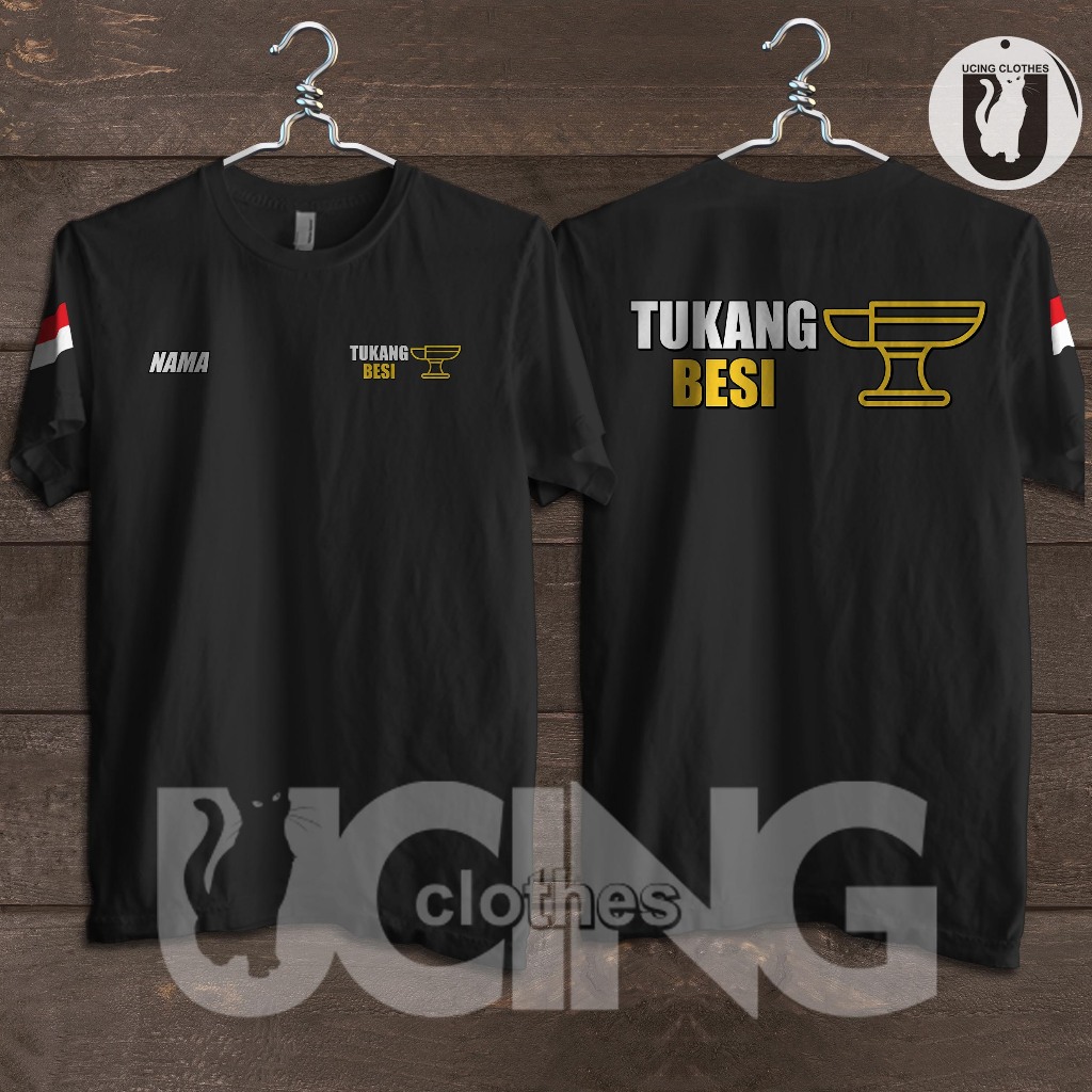 Kaos Baju Tukang Besi Gratis Nama Kaos Distro