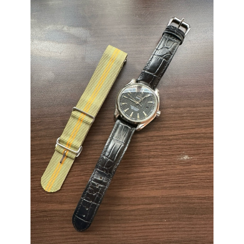 Omega Seamaster Aqua Terra Automatic with NATO straps year of production 2017