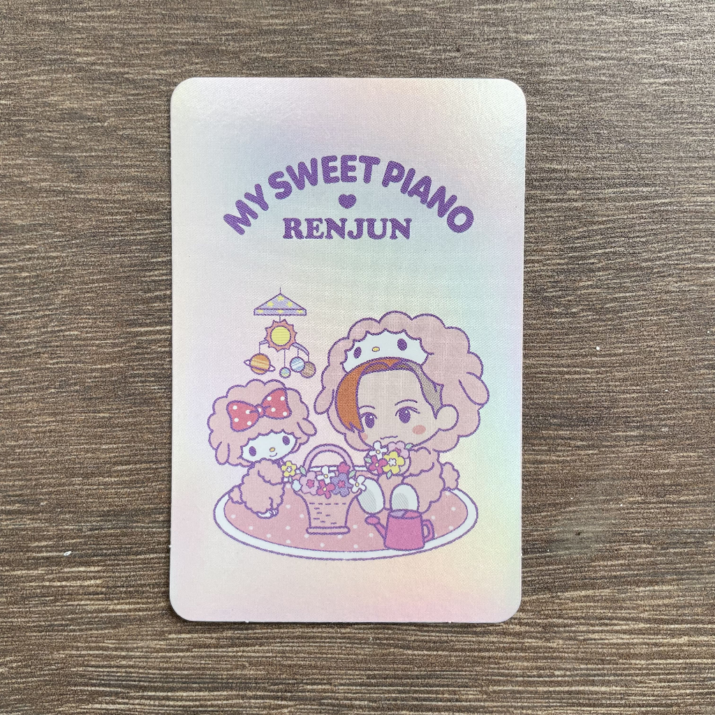 [ READY OFFICIAL ] special photocard Renjun my sweet piano characters Id random trading card A B ver