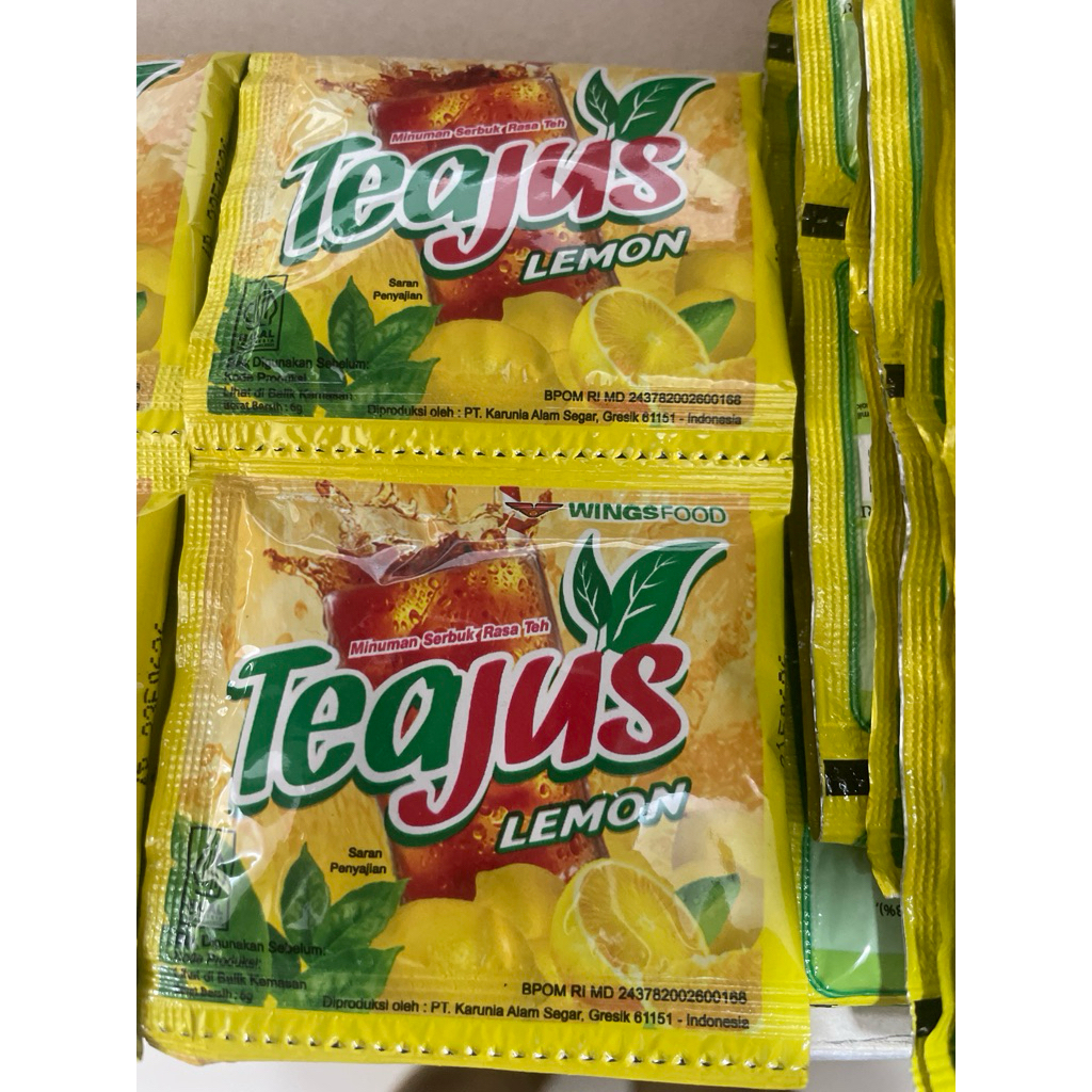 TEA JUS 1 renceng 10pcs