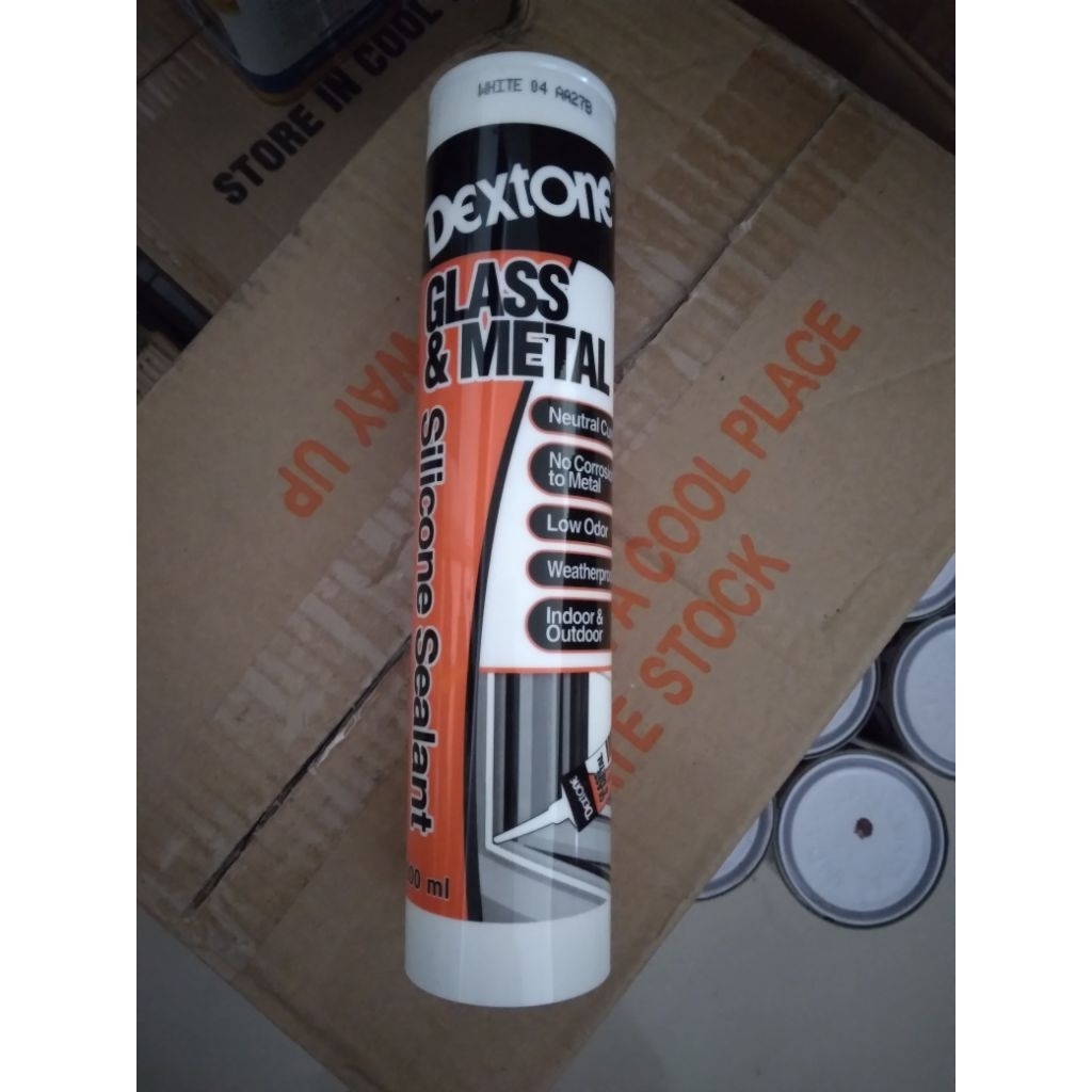 Lem Dextone Sealent silicon Neutral 300 ml lem silent netral tidak asam