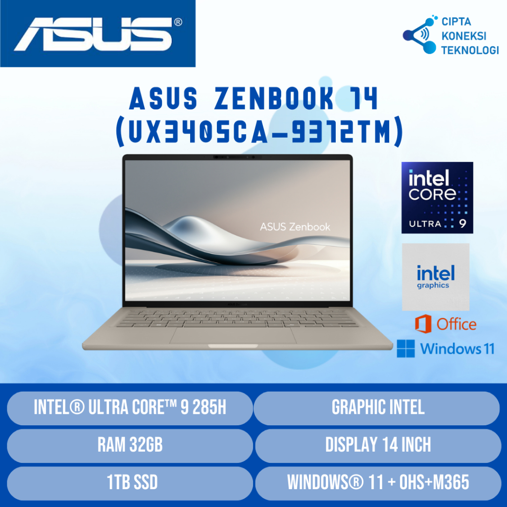 LAPTOP ASUS ZENBOOK 14  (UX3405CA-OLEDS9312TM)