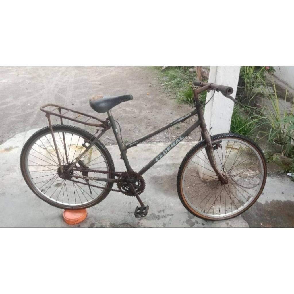 frame set fork federal stray cat bahan commuter bike