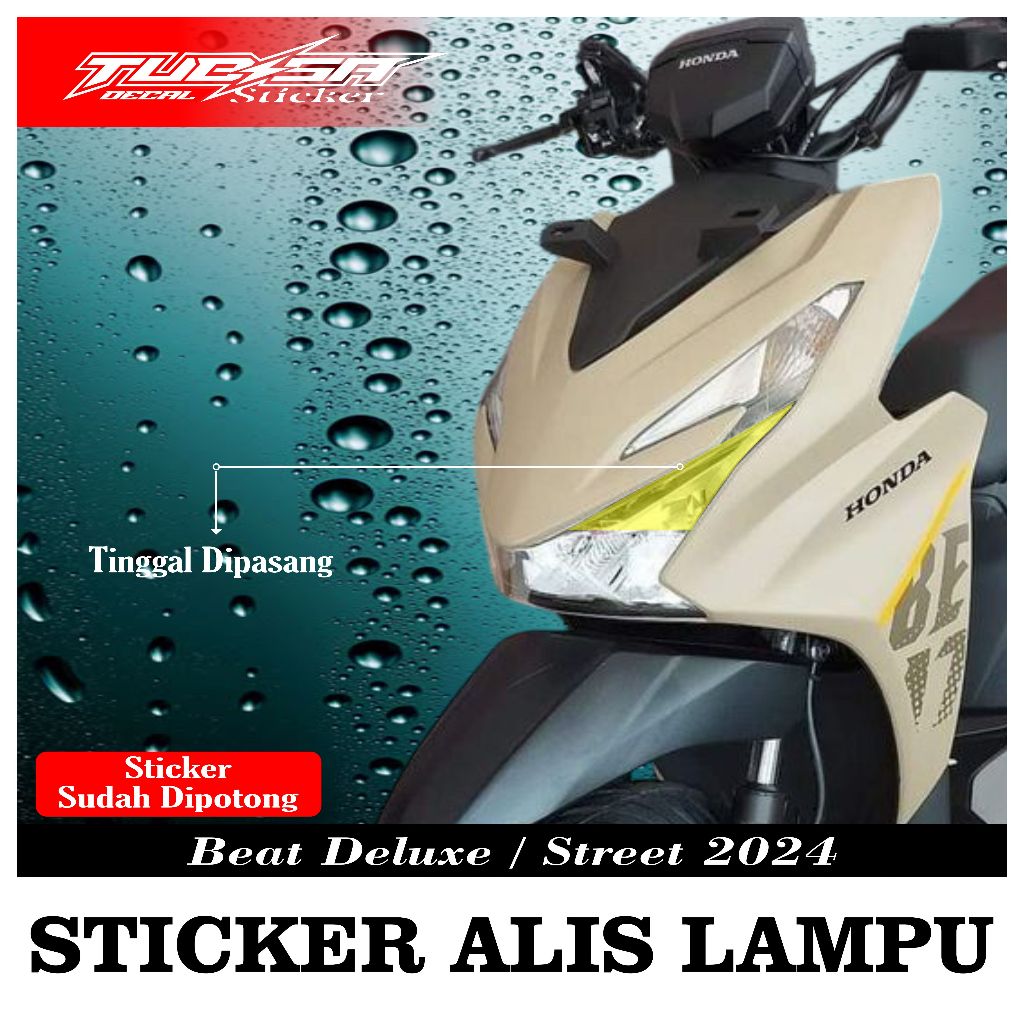 Stiker Alis Lampu Beat 2024 | Stiker Lampu Alis Beat 2024 Terbaru