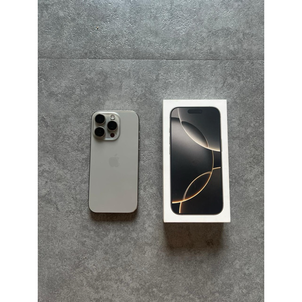 (SECOND) iPhone 16 Pro - Natural Titanium (ori iBox)