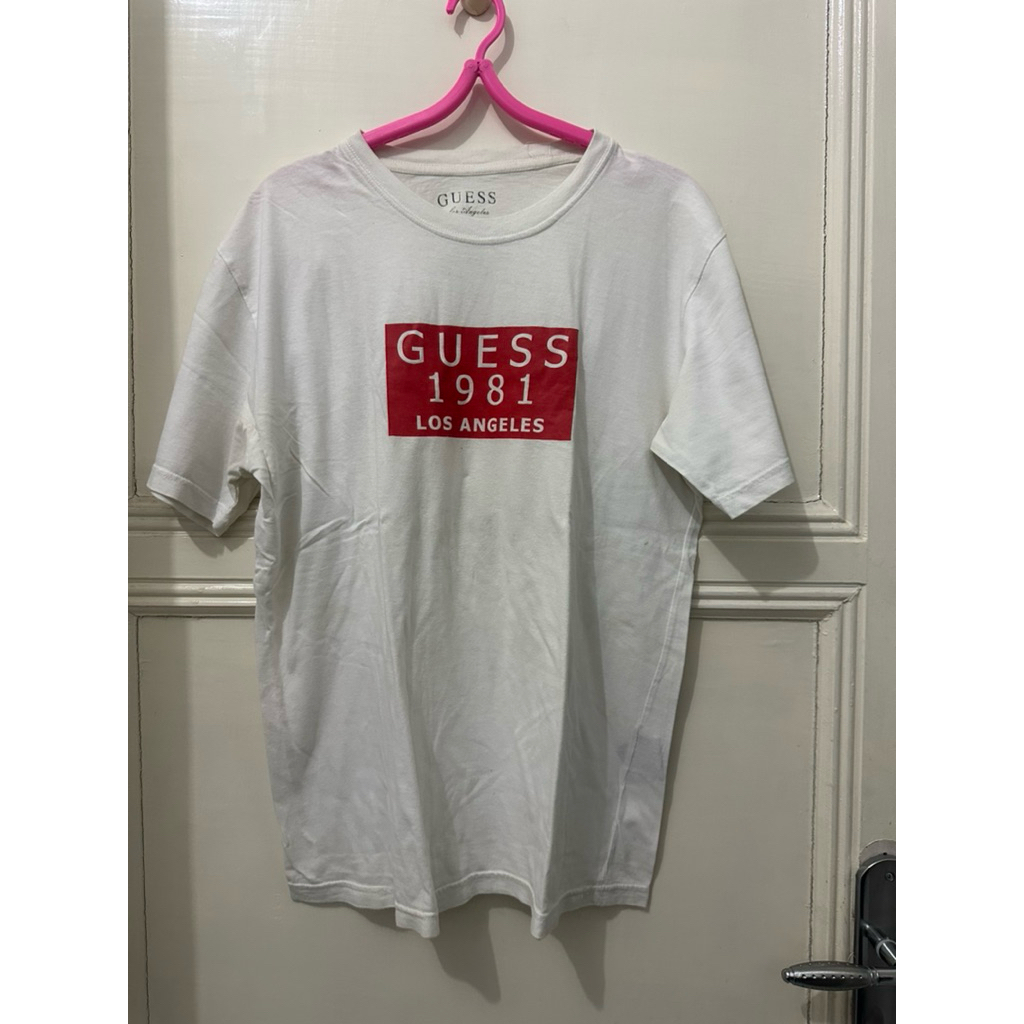 Preloved GUESS ORIGINAL store 100% (kaos laki-laki dewasa size M) kaos pria|laki-laki| second