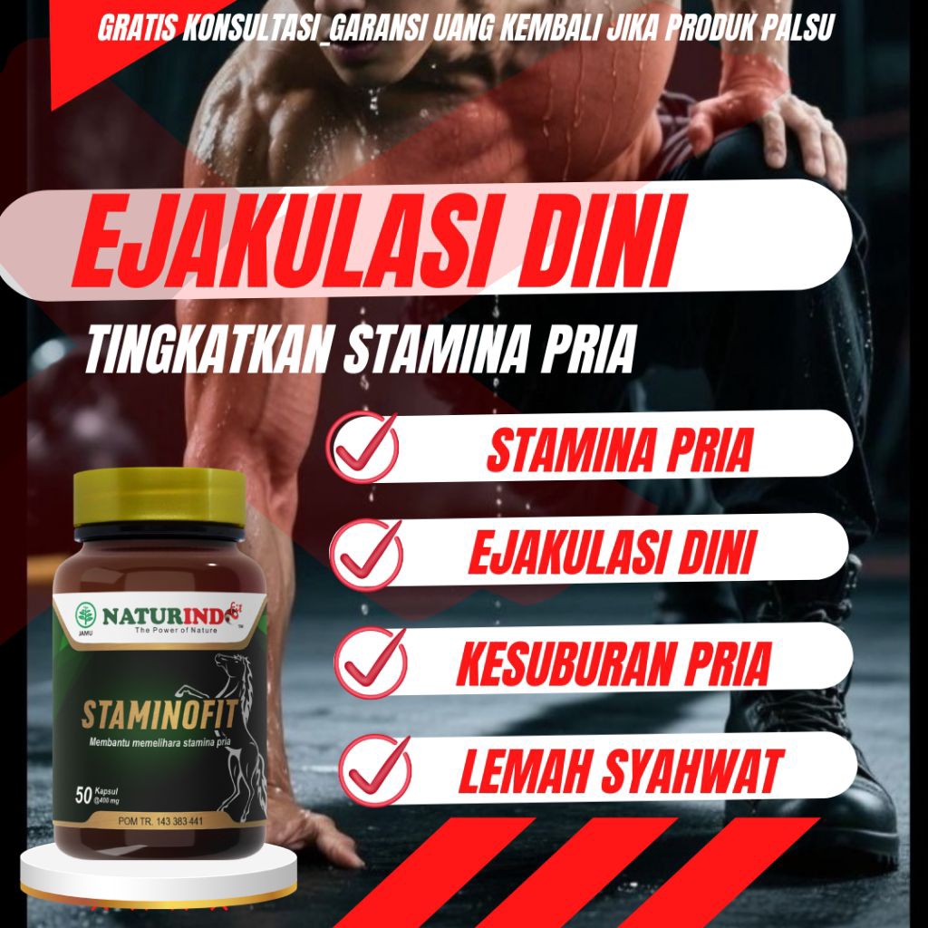 Ejakulasi Dini Obat Herbal Penambah Stamina Pria Naturindo