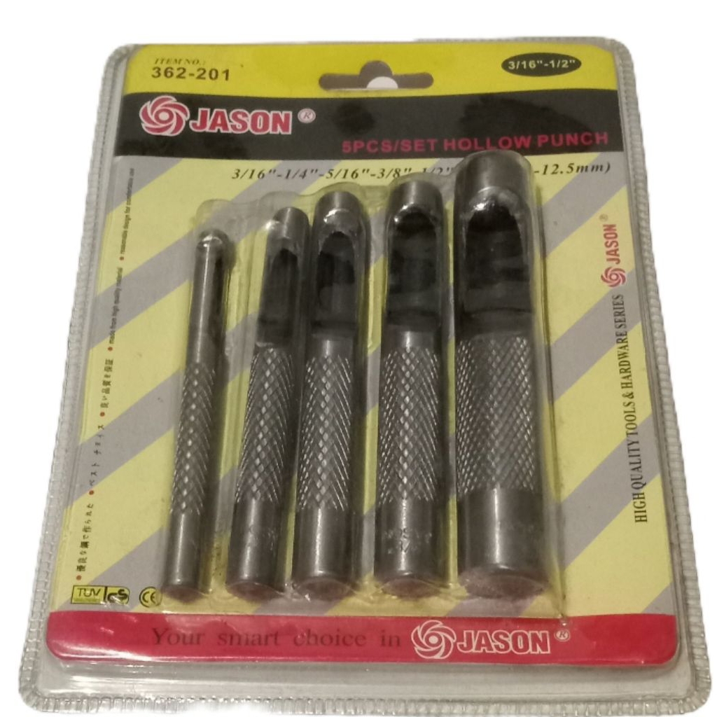 Hollow punch / plong set isi 5pcs