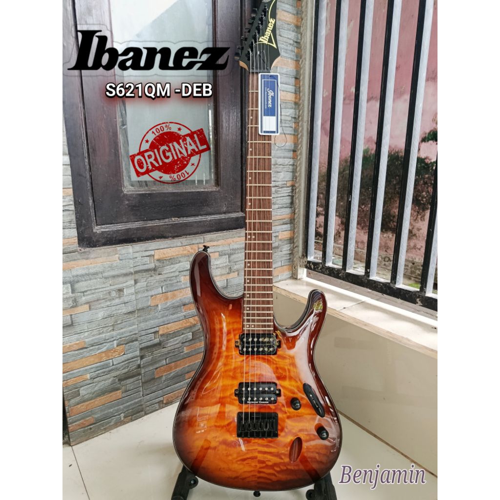 Ibanez, s621qm original upgrade seymour duncan tb4