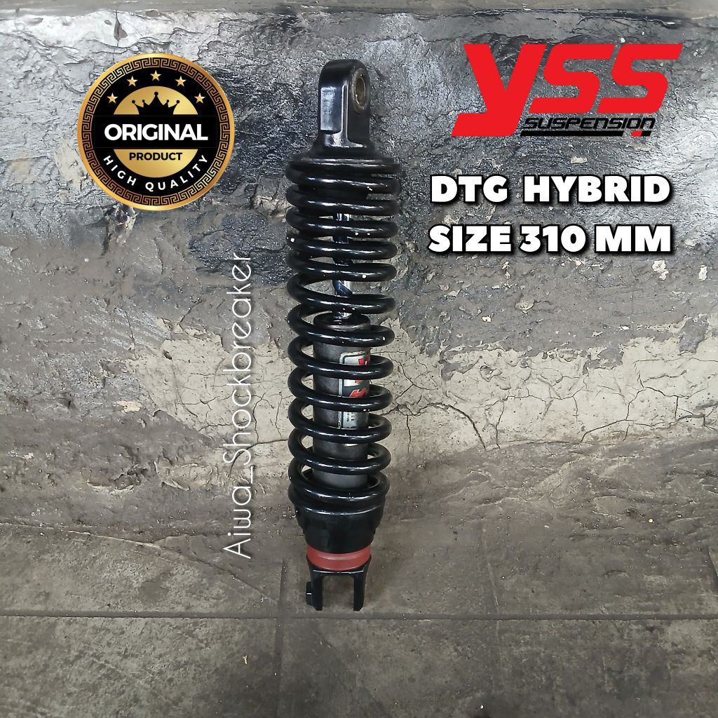 Original YSS DTG HYBRID Size 310 mm Shockbreaker matik vario beat mio fazzio gear lexi